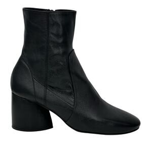Intentionally Blank Luck Modern GoGo Boots Women's SZ 7 Black Architectural Heel